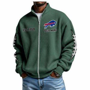 Bills Est 1959 Waffle Zip Up Sweatshirt