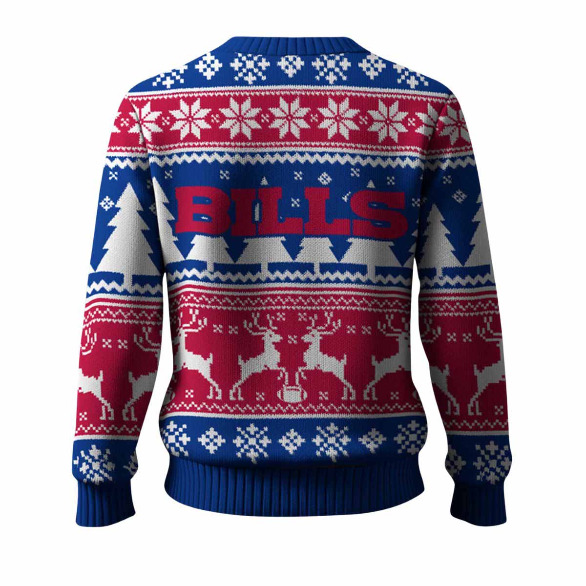 Bills Reindeer Football 2025 Ugly Christmas Sweater Bills Reindeer Football 2025 Ugly Christmas Sweater