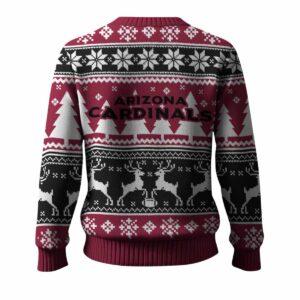 Cardinals Reindeer Football 2025 Ugly Christmas Sweater 1 Cardinals Reindeer Football 2025 Ugly Christmas Sweater