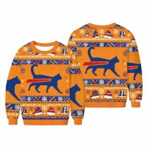 Cat Bills Funny Meme Ugly Christmas Sweater Cat Bills Funny Meme Ugly Christmas Sweater