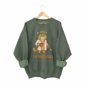 Cat Litter's Full Christmas Vacation Sweatshirt