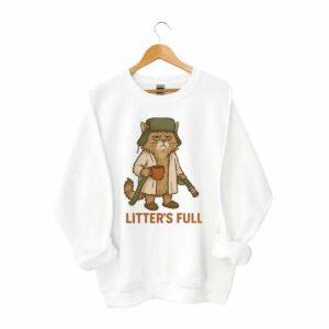 Cat Litter's Full Christmas Vacation Sweatshirt