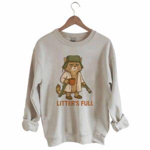 Cat Litter's Full Christmas Vacation Sweatshirt