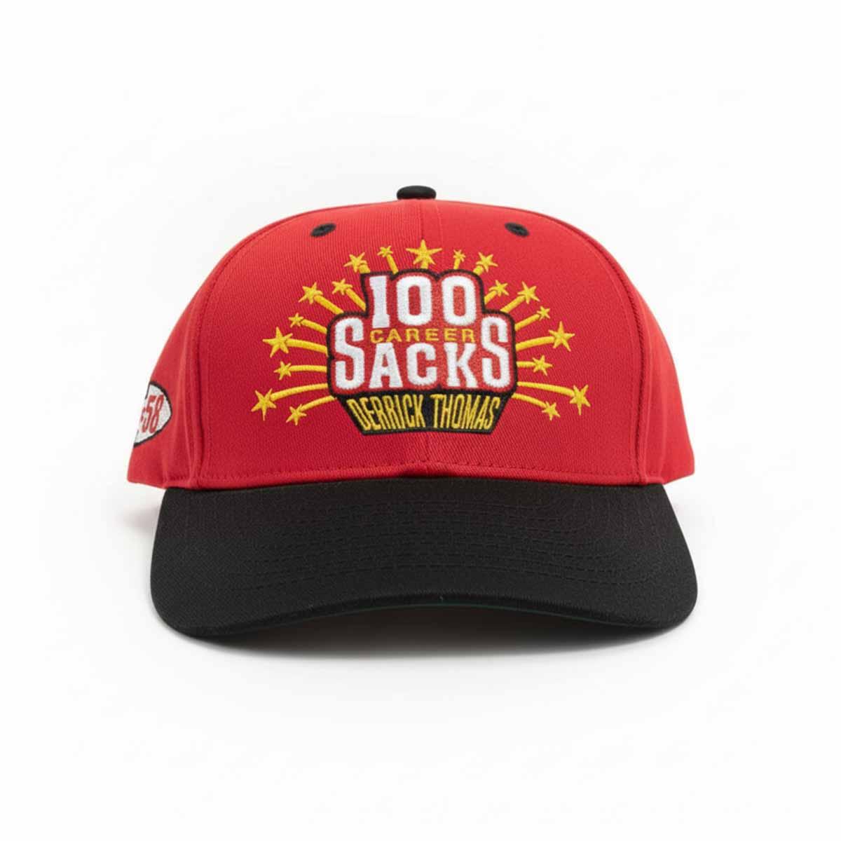 Chiefs 100 Career Sacks Derrick Thomas Hat Chiefs 100 Career Sacks Derrick Thomas Hat