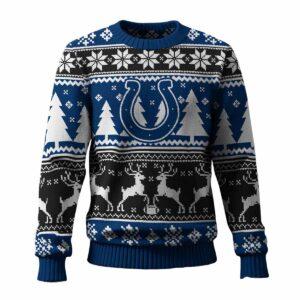 Colts Reindeer Football 2025 Ugly Christmas Sweater Colts Reindeer Football 2025 Ugly Christmas Sweater