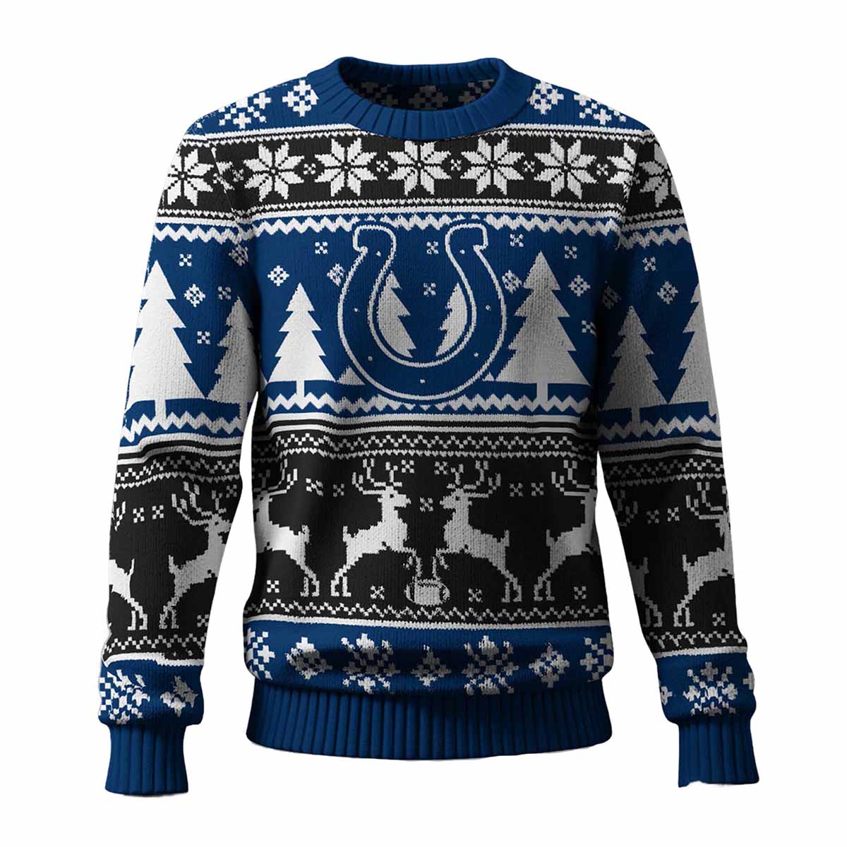 Colts Reindeer Football 2025 Ugly Christmas Sweater Colts Reindeer Football 2025 Ugly Christmas Sweater
