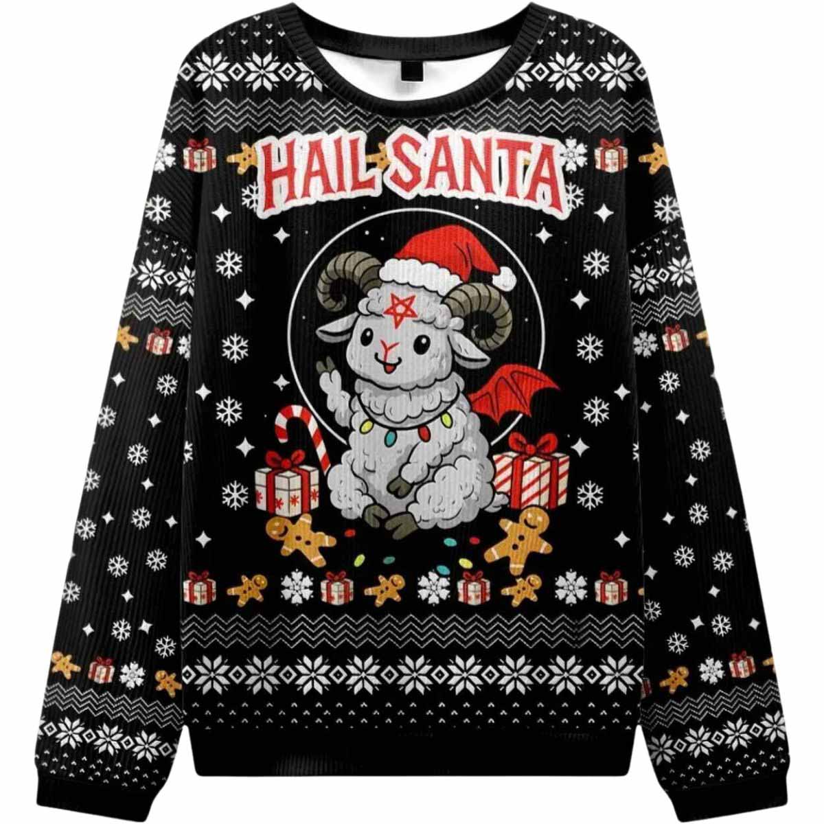 Devil Sheep Christmas Ugly Sweater Devil Sheep Christmas Ugly Sweater