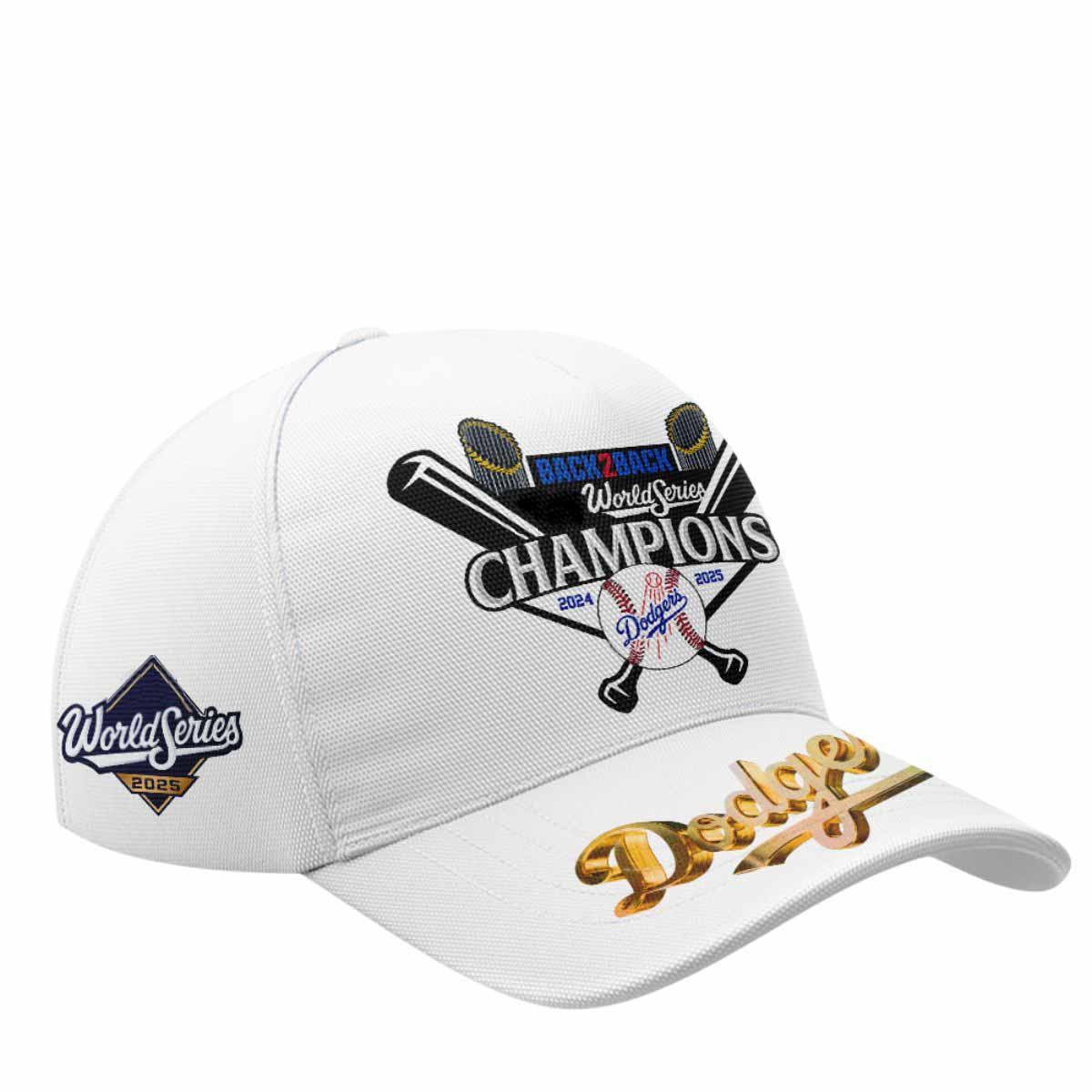 Dodgers Back 2 Back World Series 2025 Hat Dodgers Back 2 Back World Series 2025 Hat