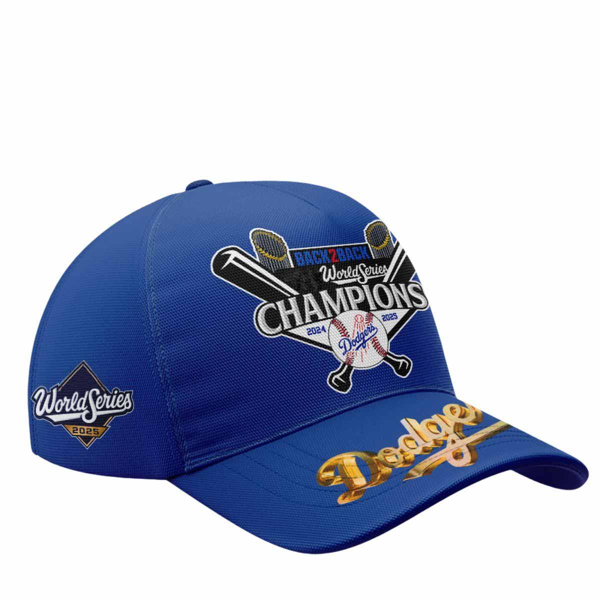 Dodgers Back 2 Back World Series 2025 Hat Dodgers Back 2 Back World Series 2025 Hat