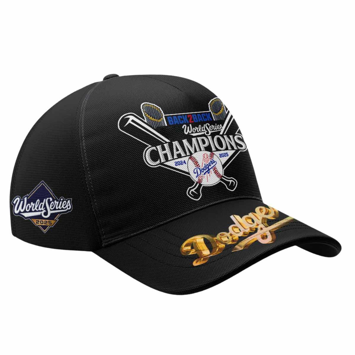 Dodgers Back 2 Back World Series 2025 Hat Dodgers Back 2 Back World Series 2025 Hat