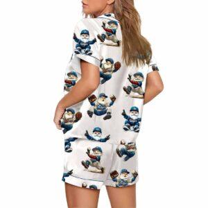Dodgers Baseball Christmas Gnome Pajama Set 1 Dodgers Baseball Christmas Gnome Pajama Set