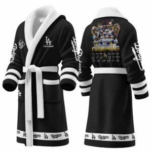 Dodgers World Series 2025 Bathrobe 1 Dodgers World Series 2025 Bathrobe