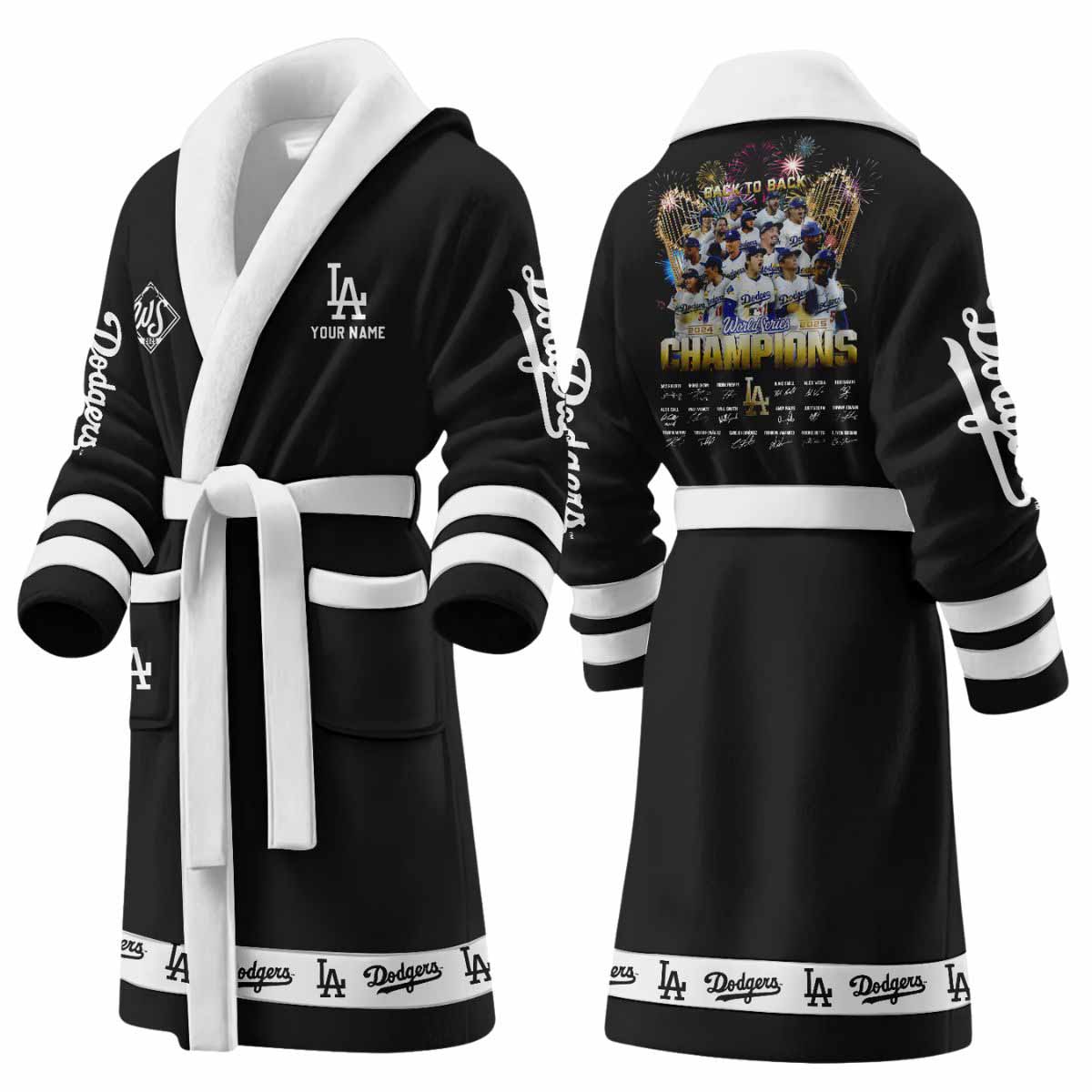 Dodgers World Series 2025 Bathrobe Dodgers World Series 2025 Bathrobe