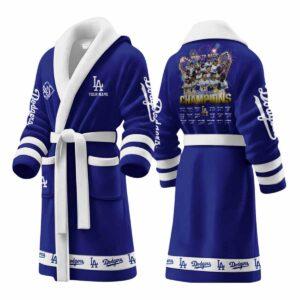 Dodgers World Series 2025 Bathrobe