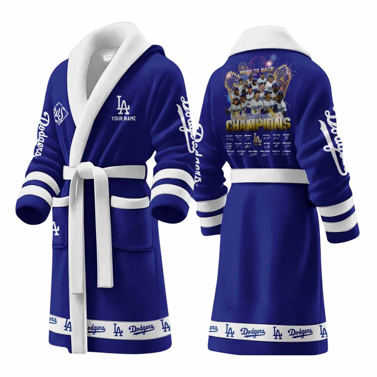 Dodgers World Series 2025 Bathrobe Dodgers World Series 2025 Bathrobe