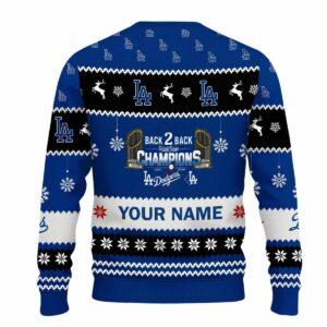 Dodgers World Series 2025 Christmas Sweater 1 Dodgers World Series 2025 Christmas Sweater