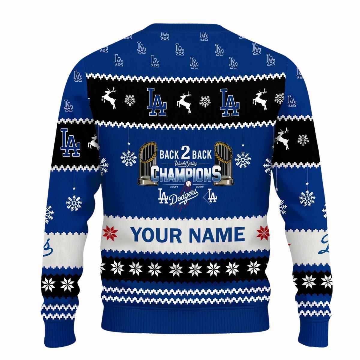 Dodgers World Series 2025 Christmas Sweater Dodgers World Series 2025 Christmas Sweater
