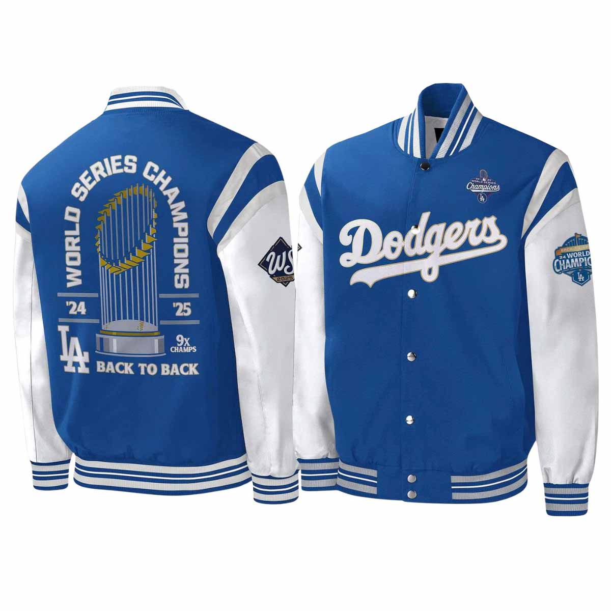 Dodgers World Series Back To Back 2025 Jacket Dodgers World Series Back To Back 2025 Jacket