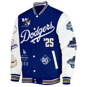 Dodgers World Series Back To Back Champions 2025 Baseball Jacket