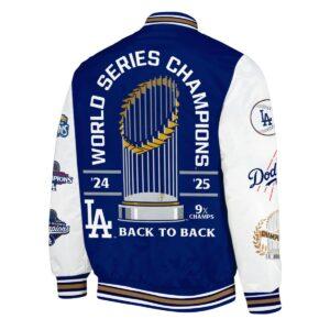 Dodgers World Series Back To Back Champions 2025 Baseball Jacket