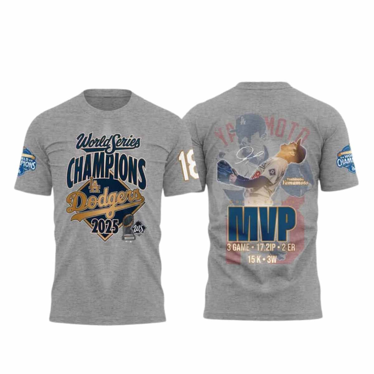 Dodgers World Series MVP Yoshinobu Yamamoto 2025 Shirt Dodgers World Series MVP Yoshinobu Yamamoto 2025 Shirt