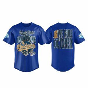 Dodgers World Series We Rule October 2025 Jersey 1 Dodgers World Series We Rule October 2025 Jersey