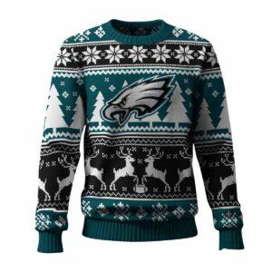Eagles Reindeer Football 2025 Ugly Christmas Sweater Eagles Reindeer Football 2025 Ugly Christmas Sweater