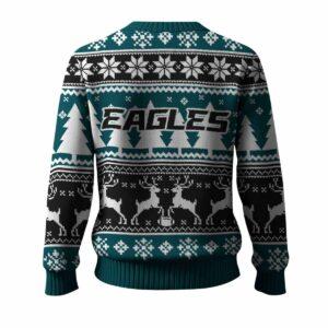 Eagles Reindeer Football 2025 Ugly Christmas Sweater 1 Eagles Reindeer Football 2025 Ugly Christmas Sweater