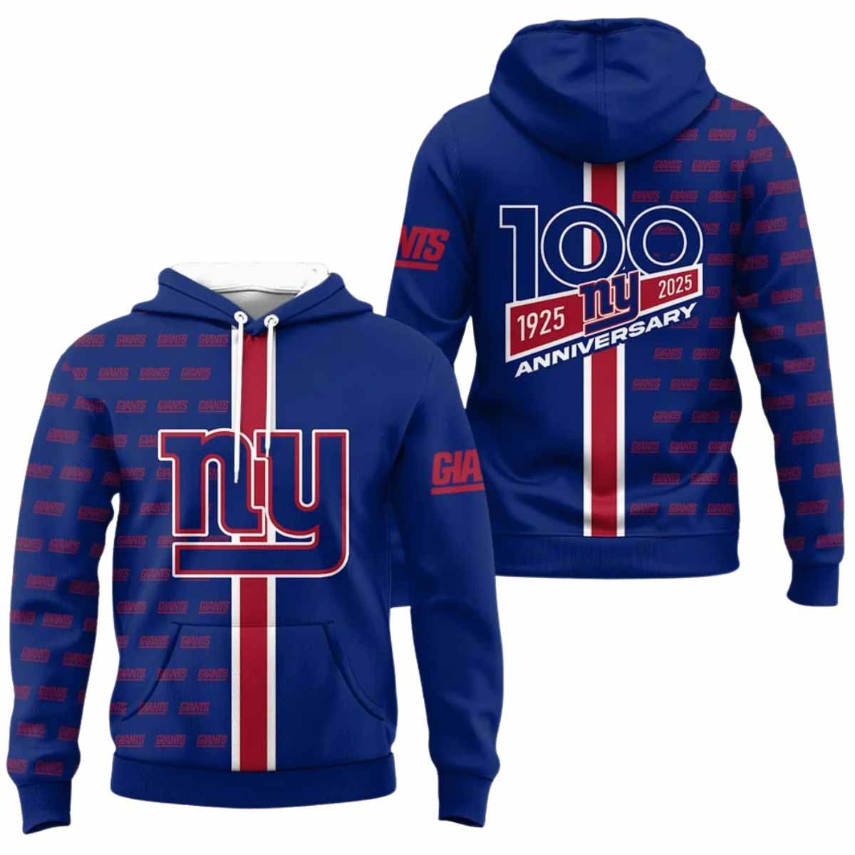 Giants 100th Anniversary 1925 2025 Hoodie Giants 100th Anniversary 1925-2025 Hoodie