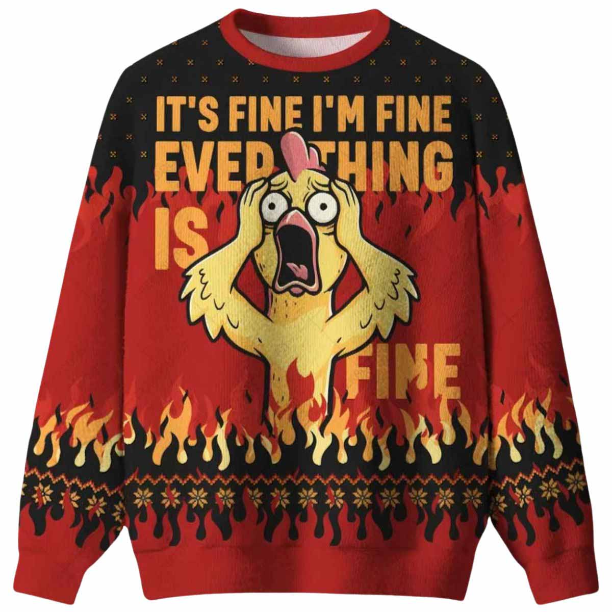 It's Fine Ugly Christmas Sweater It's Fine Ugly Christmas Sweater