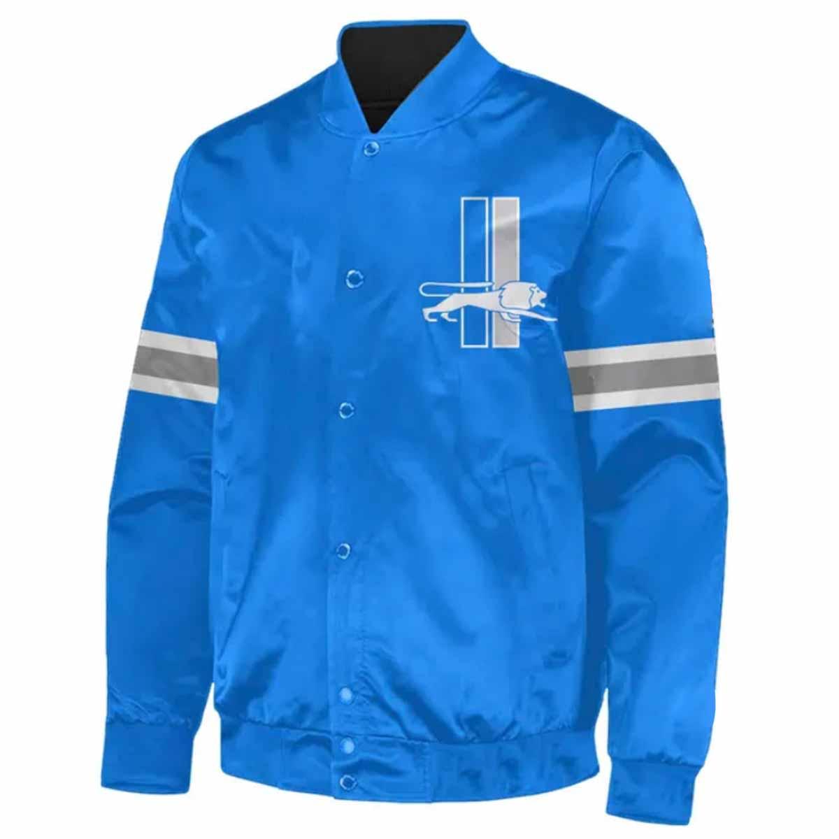 Lions x Calvin Johnson Baseball Jacket Lions x Calvin Johnson Baseball Jacket