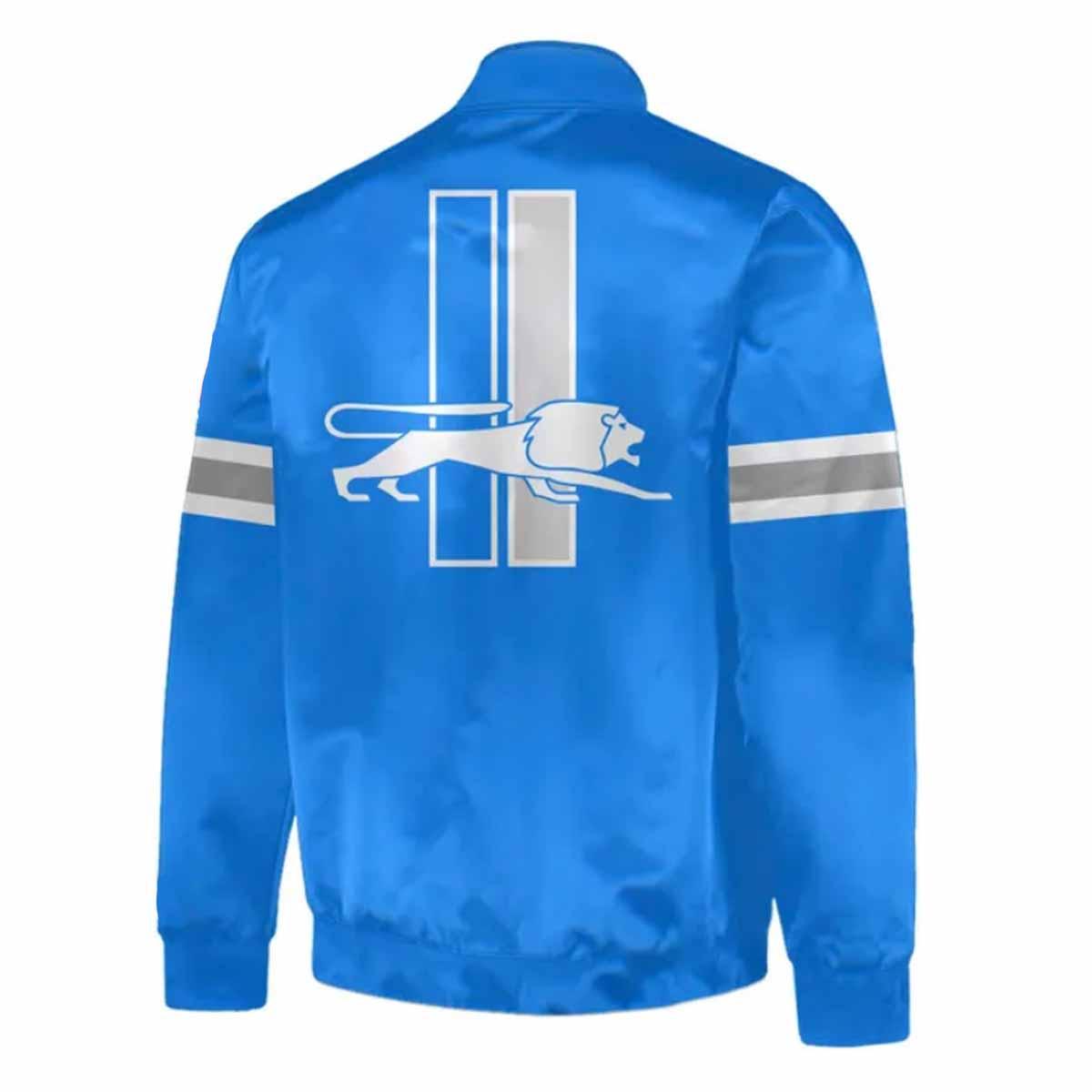 Lions x Calvin Johnson Baseball Jacket Lions x Calvin Johnson Baseball Jacket