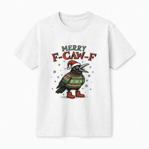 Merry F-Caw-F 2025 Christmas Sweatshirt 2 Merry F Caw F 2025 Christmas Sweatshirt