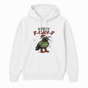 Merry F-Caw-F 2025 Christmas Sweatshirt 1 Merry F Caw F 2025 Christmas Sweatshirt