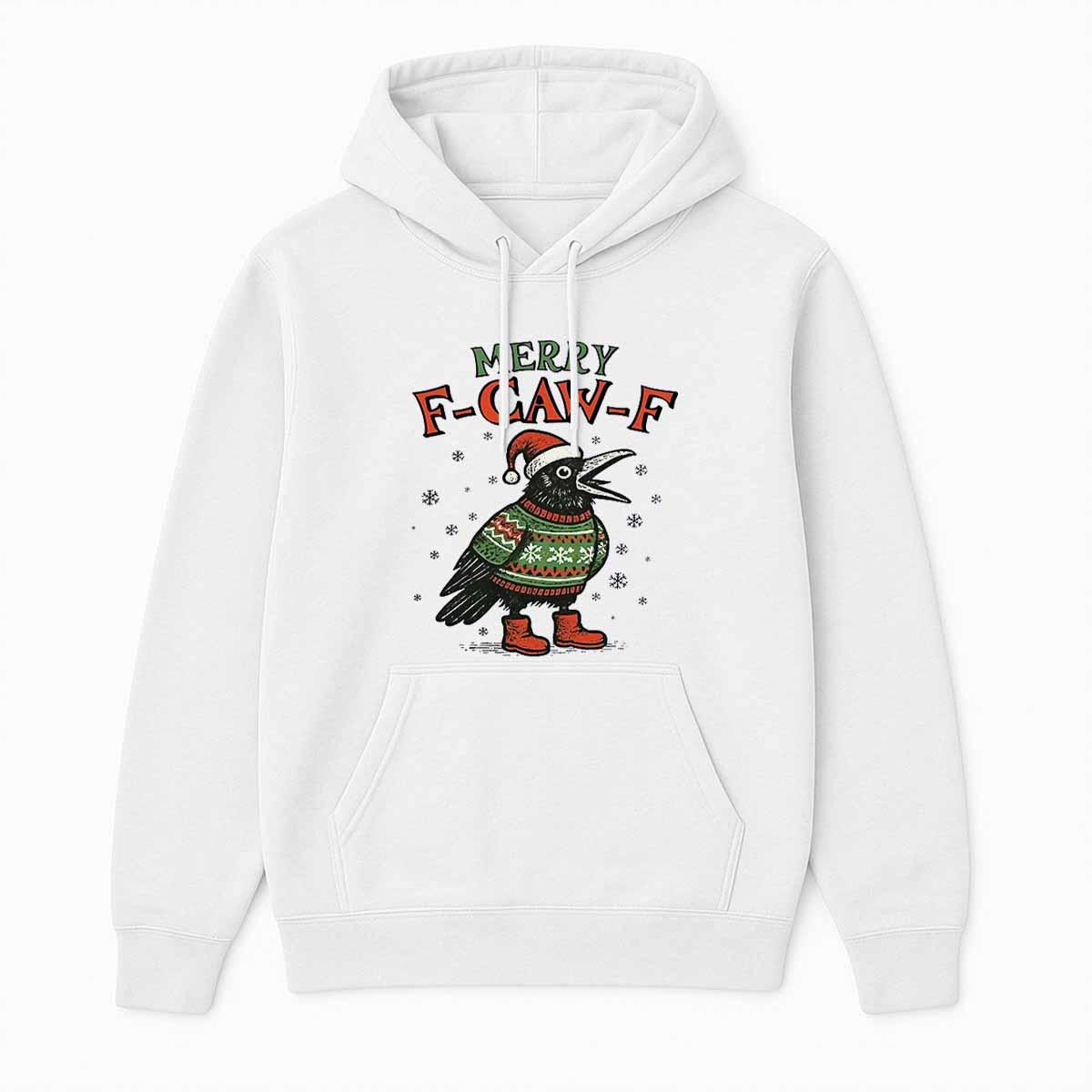 Merry F-Caw-F 2025 Christmas Sweatshirt Merry F-Caw-F 2025 Christmas Sweatshirt