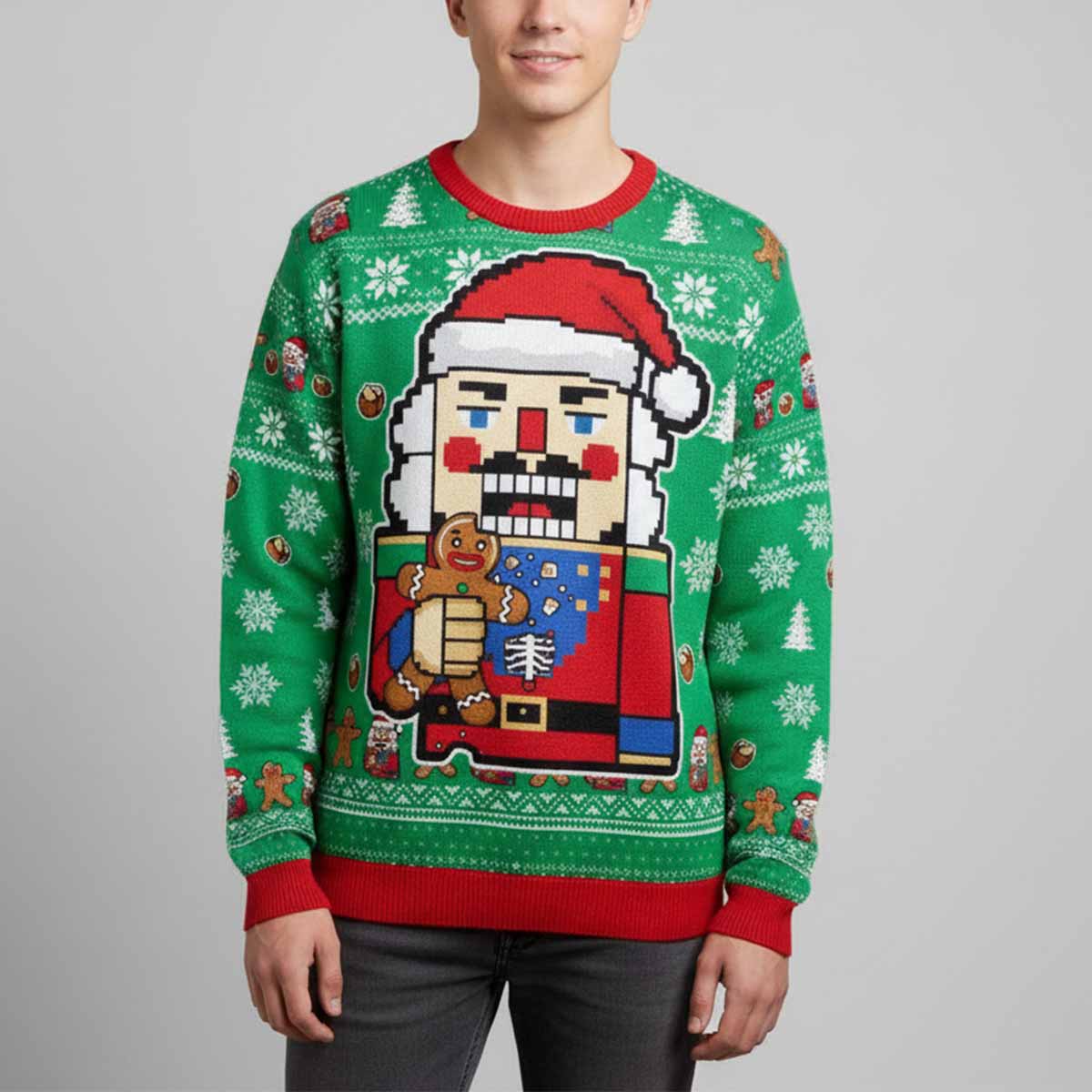 Nutcracker Funny Japan Christmas Ugly Sweater Nutcracker Funny Japan Christmas Ugly Sweater