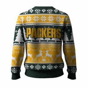 Packers Reindeer Football 2025 Ugly Christmas Sweater 1 Packers Reindeer Football 2025 Ugly Christmas Sweater