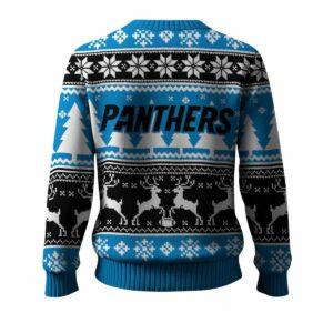 Panthers Reindeer Football 2025 Ugly Christmas Sweater 1 Panthers Reindeer Football 2025 Ugly Christmas Sweater