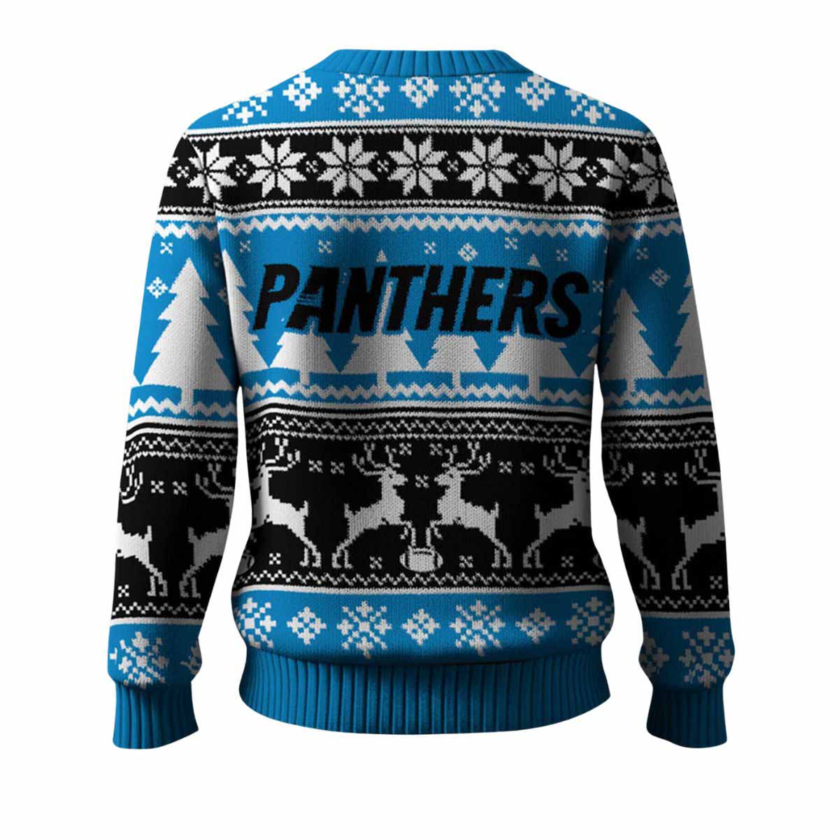 Panthers Reindeer Football 2025 Ugly Christmas Sweater Panthers Reindeer Football 2025 Ugly Christmas Sweater