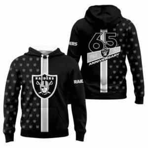 Raiders 65th Anniversary 1960 2025 Hoodie Raiders 65th Anniversary 1960 2025 Hoodie