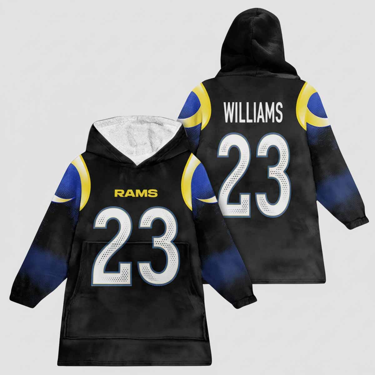 Rams Rivalries Midnight Mode 2025 Hoodie Blanket Rams Rivalries Midnight Mode 2025 Hoodie Blanket