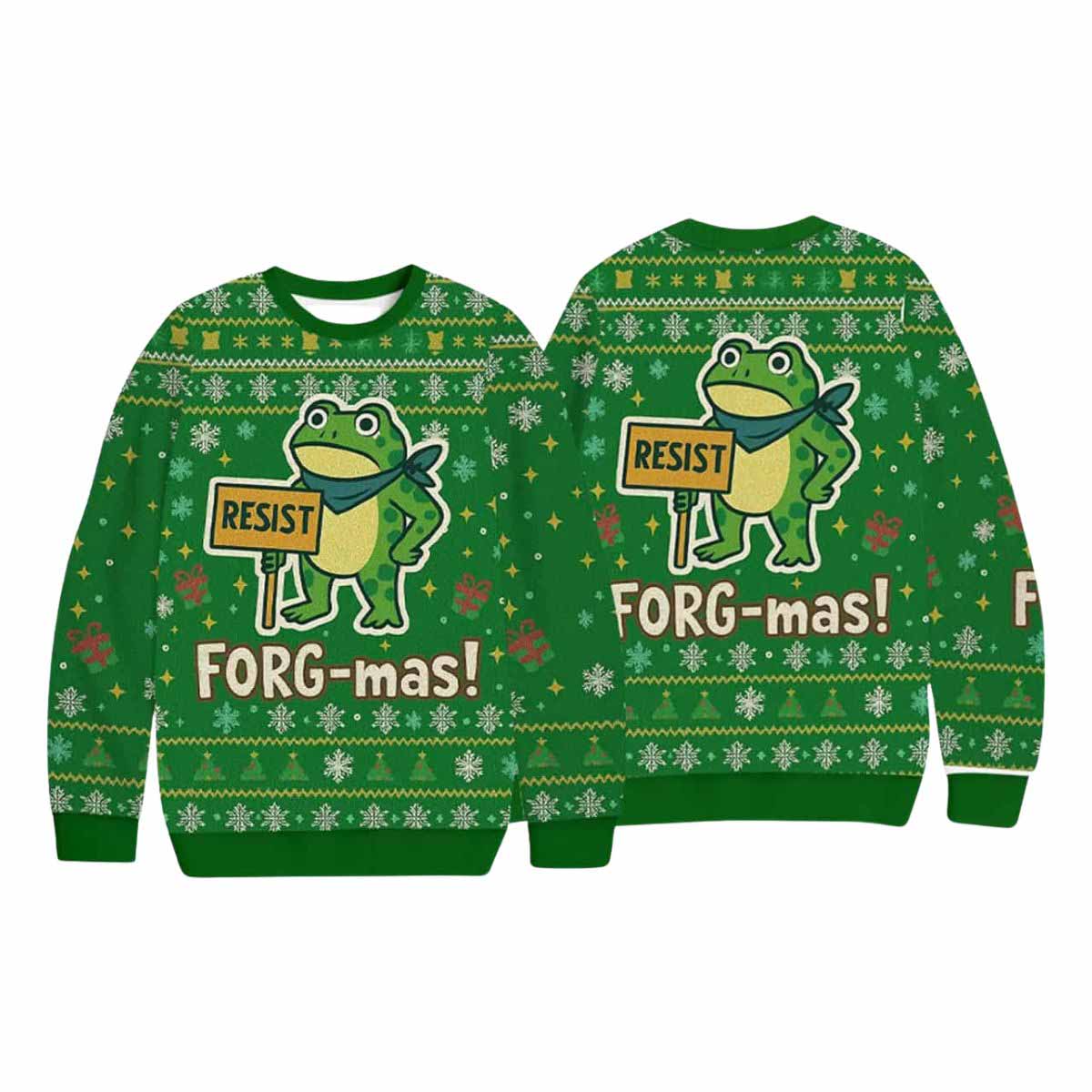 Resist FORG mas Ugly Christmas Sweater Resist FORG mas Ugly Christmas Sweater