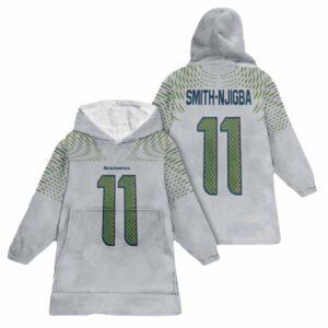 Seahawks 2025 Rivalries Uniform Blanket Hoodie Seahawks 2025 Rivalries Uniform Blanket Hoodie