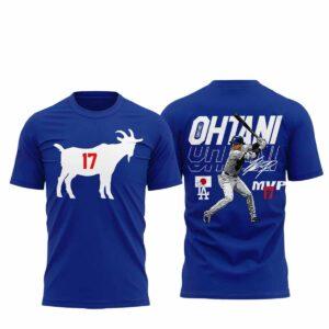 Shohei Ohtani Goat 17 MVP Shirt