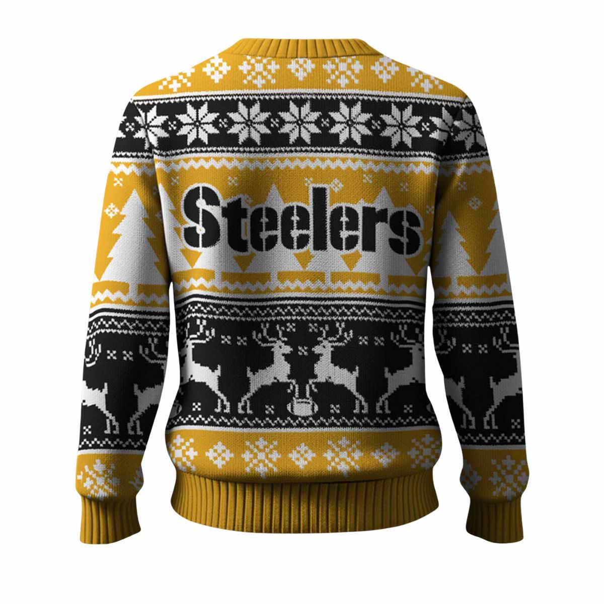 Steelers Reindeer Football 2025 Ugly Christmas Sweater Steelers Reindeer Football 2025 Ugly Christmas Sweater