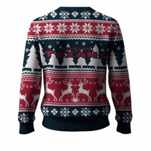 Texans Reindeer Football 2025 Ugly Christmas Sweater 1 Texans Reindeer Football 2025 Ugly Christmas Sweater
