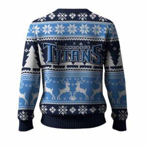 Titans Reindeer Football 2025 Ugly Christmas Sweater
