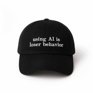 Using AI Is Loser Behavior Hat 1 Using Ai Is Loser Behavior Hat