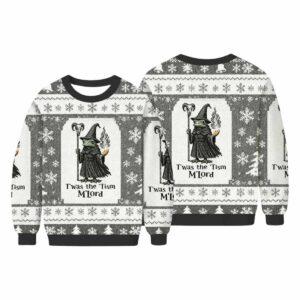 Witch Frog Twas The Tism MLord Ugly Christmas Sweater Witch Frog Twas The Tism MLord Ugly Christmas Sweater