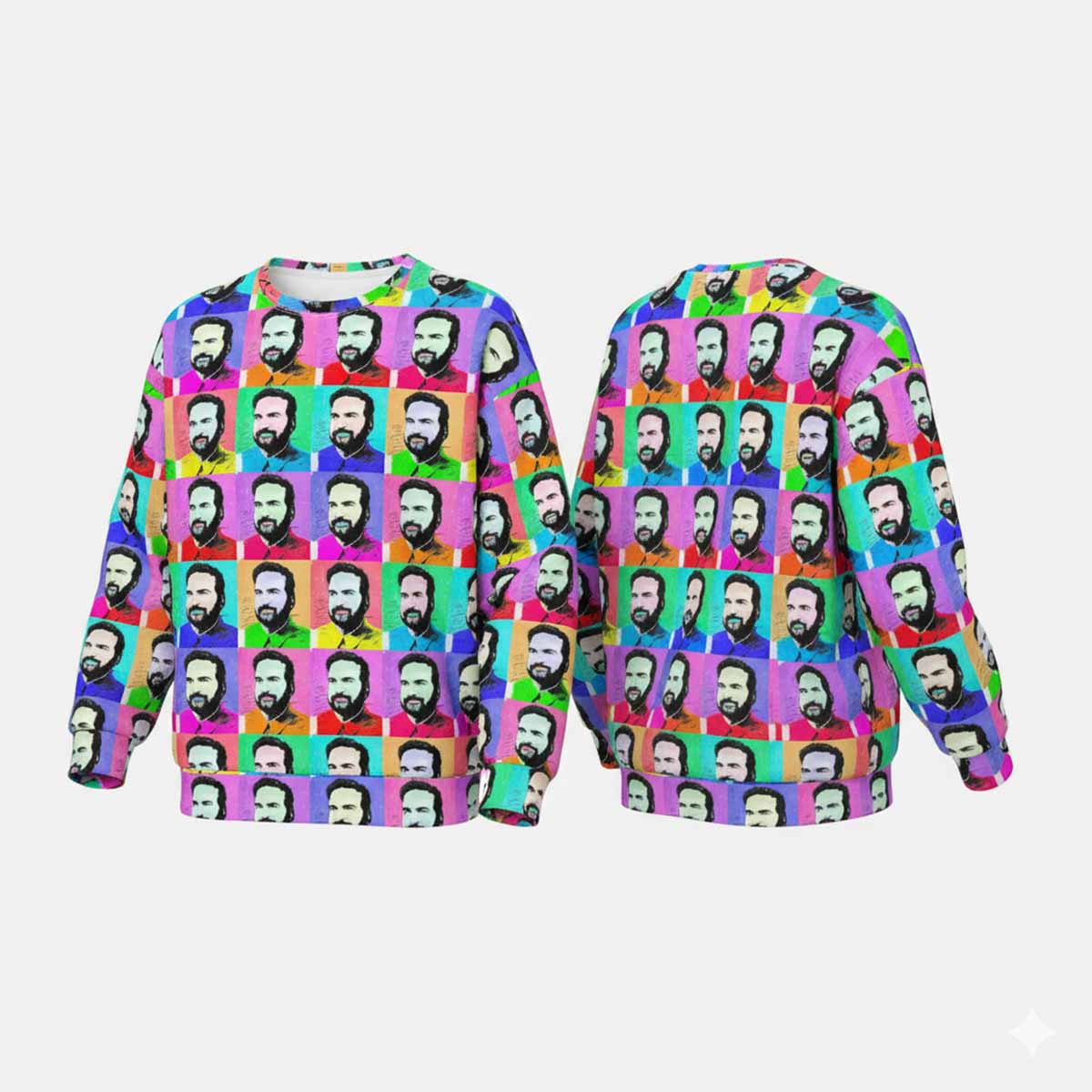 Zohran Mamdani Face Ugly Christmas Sweater Zohran Mamdani Face Ugly Christmas Sweater